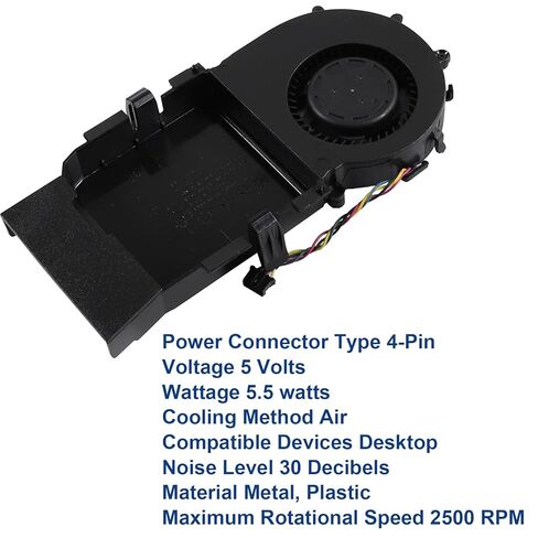 Replacement CPU Cooling Fan for Dell Optiplex 3020M 3040M 3060M 7040M 7050M 7060M 7070M 9020M MFF Mini 08M4GF 05JV3N 02N51K 5JV3N PVB070E05N-P02 KSB0705HB-A 2N51K-A01 EF70150SX-C020-S9A DC5V in Kuwait