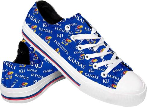 FOCO Penn State Nittany Lions NCAA Womens Low Top Repeat Print Canvas Shoes - 9 in Saudi Arabia