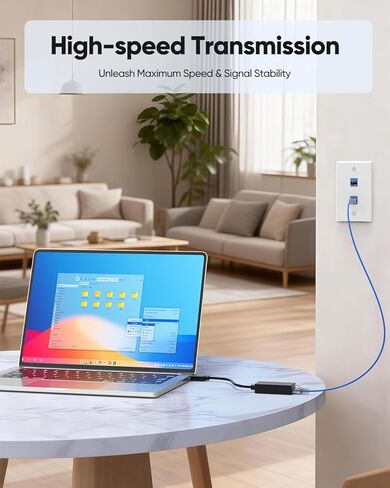 Cat6A Ethernet Cable 1FT 10-Pack Slim, Short Cat 6A Patch Cable 10G Support, Snagless RJ45, UTP, 28AWG, Pure Bare Copper Wire for Patch Panel to Switch, Router, Modem in Saudi Arabia
