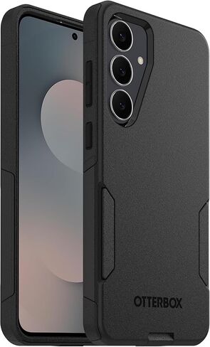 OtterBox Samsung Galaxy S25 FE -Commuter Series Case - Slim & Tough - Pocket-Friendly - with Port Protection - Non-Retail Packaging Black in Kuwait
