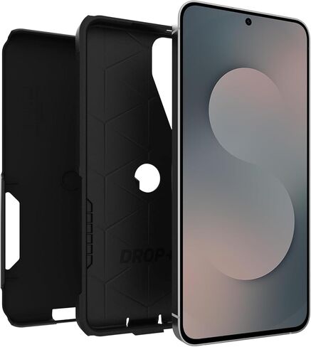 OtterBox Samsung Galaxy S25 FE -Commuter Series Case - Slim & Tough - Pocket-Friendly - with Port Protection - Non-Retail Packaging Black in Kuwait