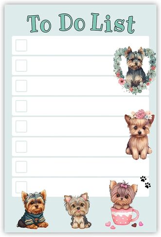 DAILY RITMO® Beagle Sticky To-Do List Notepad | Dog Mom Gifts for Women | Cute Beagles Stationery Pad 4x6" 50 Pages Made in USA | Christmas, Birthday Gift in Saudi Arabia