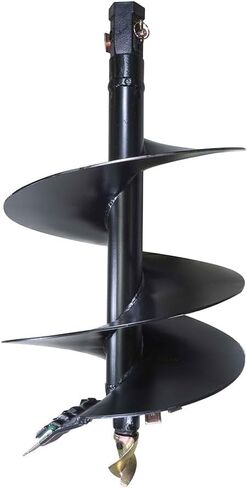 Titan Attachments Auger Bit 18" x 48" Steel 3" Boring Head 2" Hex Connectivity in Saudi Arabia