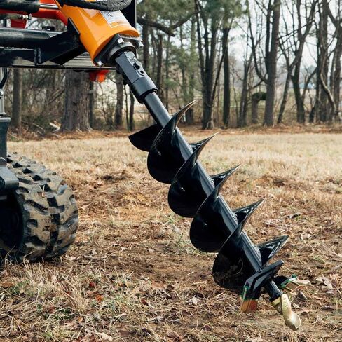 Titan Attachments Auger Bit 18" x 48" Steel 3" Boring Head 2" Hex Connectivity in Saudi Arabia