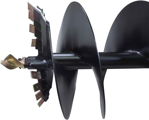 Titan Attachments Auger Bit 18" x 48" Steel 3" Boring Head 2" Hex Connectivity in Saudi Arabia