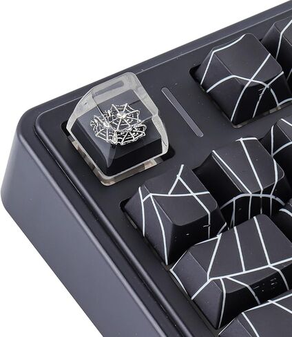 أغطية مفاتيح Artisan ESC، أغطية مفاتيح على شبكة العنكبوت، تتألق من خلال لوحة مفاتيح ميكانيكية مصنوعة يدويًا من الراتنج، غطاء مفاتيح مخصص مخصص يدويًا، مفتاح استبدال فردي 1U للوحة المفاتيح الميكانيكية لمفتاح ESC ﻿ in Kuwait
