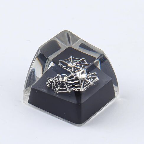 أغطية مفاتيح Artisan ESC، أغطية مفاتيح على شبكة العنكبوت، تتألق من خلال لوحة مفاتيح ميكانيكية مصنوعة يدويًا من الراتنج، غطاء مفاتيح مخصص مخصص يدويًا، مفتاح استبدال فردي 1U للوحة المفاتيح الميكانيكية لمفتاح ESC ﻿ in Kuwait
