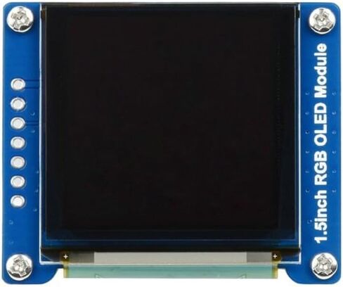 وحدة عرض 1.5 بوصة RGB OLED لـ Arduino Raspberry Pi Jetson Nano STM32 128x128 بكسل لون عالي 16 بت (65 ألف لون) واجهة SPI in Kuwait