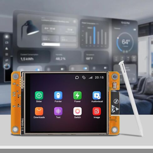2pcs ESP32 Touchscreen 3.5inch TFT LCD Display ESP-WROOM-32 ST7796 Resistive Touch Module ESP32-3248S035C Bluetooth WiFi Dual Core Development Board 320 x 480 for Arduino (3.5 Inch) in Kuwait