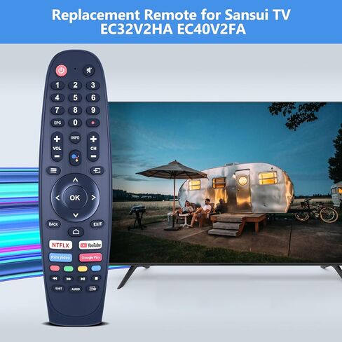 بديل PZL مناسب لجهاز التحكم عن بعد لتلفزيون Sansui، متوافق مع EC32V2HA EC40V2FA in Kuwait