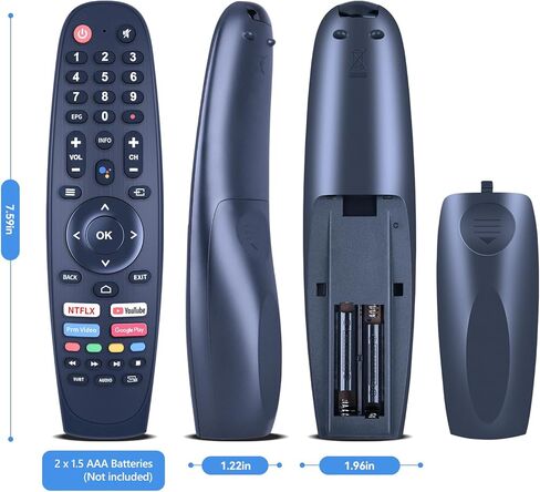 بديل PZL مناسب لجهاز التحكم عن بعد لتلفزيون Sansui، متوافق مع EC32V2HA EC40V2FA in Kuwait
