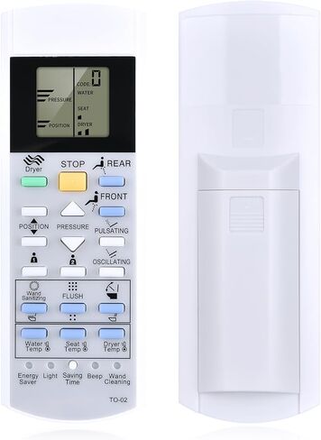 بديل جديد للتحكم عن بعد لمراحيض TOTO Washlet وBidets C200 SW2044 TCF6531U SW2043 TCF6530U MS920CEMFG THU9958 G500 A200 SW2024 TCF6501U MS970CEMFG SN970M V1 TCF403RG TCF403RSW in Kuwait