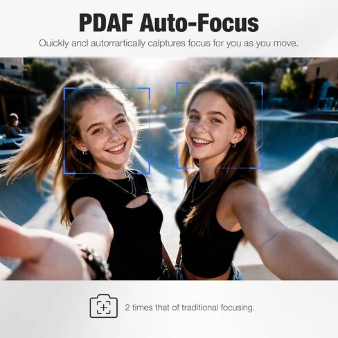 4K Streaming Webcam with Microphone: 1080P 60FPS USB Web Cam with PDAF - HD Web Camera with 8X Digital Zoom Privacy Cover,Computer Camera for PC|Computer|Laptop|Mac|Desktop in Kuwait