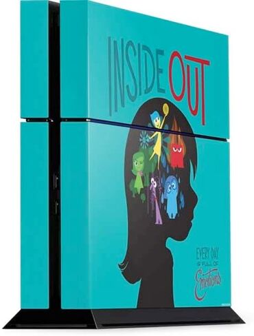 Skinit Decal Gaming Skin Compatible with PS4 Console - Officially Licensed Disney Inside Out Riley‚Äôs Emotions Design in Kuwait