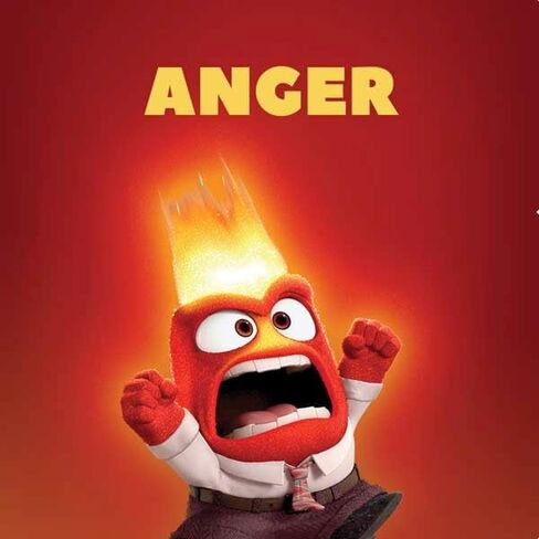 ملصق Skinit المخصص للألعاب متوافق مع وحدة تحكم PS4 - تصميم صورة مرخص رسميًا من Disney Inside Out Anger in Kuwait