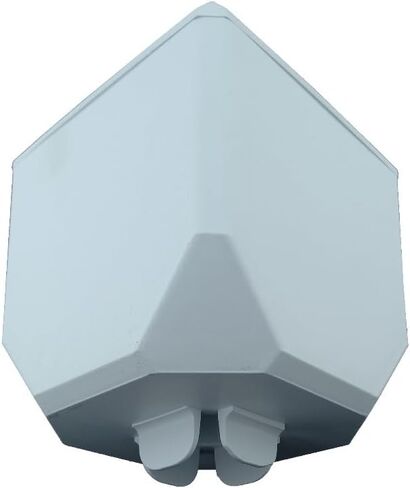 صندوق توصيل نهاية عمود CCTV متعدد الأغراض PRO-154، أبيض، حامل عمود، 6.69 × 6.69 × 7.09 بوصة، مقاوم للطقس، مبيت كاميرا 360 درجة، تركيب على أعلى القطب in Kuwait