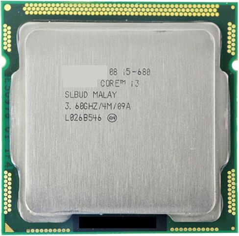 c I5-680 وحدة المعالجة المركزية I5 680 3.6 جيجا هرتز ثنائي النواة 4M Soket LGA1156 سطح المكتب in Kuwait