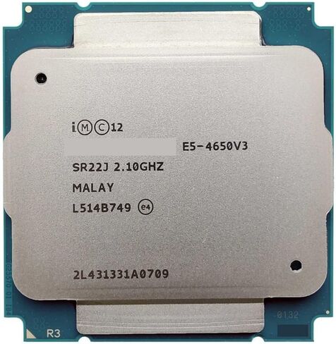 E5 4650V3 E5-4650V3 4650 V3 2.1G هرتز 12 c 30MB GA2011-3 105W Cocok لـ X99 بابان أوتاما in Kuwait