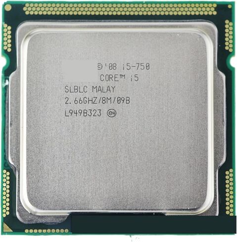 c I5 750 I5-750 2.5 جيجا هرتز/8 ميجابايت مقبس LGA 1156 معالج وحدة المعالجة المركزية الذاكرة يانغ ديدوكونج: DDR3-1066، DDR3-1333 in Kuwait