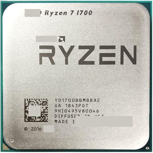 معالج وحدة المعالجة المركزية R 7 1700 R7 3.0 جيجا هرتز ثماني النواة بستة عشر خيط YD1700BBM88AE 65 واط مقبس AM4 in Kuwait
