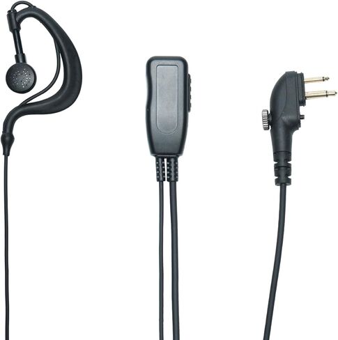 سماعة أذن على شكل G مع ميكروفون PTT متوافقة مع HYT Hytera BD502 BD502i PD502 PD562 TC-508 TC-580 راديو لاسلكي 2 حزمة in Kuwait