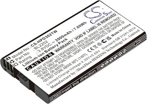 كاميرون سينو بطارية لهيتيرا BL2202,BD300,BD302,BD302i,BD352i 2000mAh in Kuwait