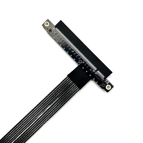 كابل تمديد JMT ADT-K43SF M.2 NGFF إلى PCIe 5.0 x16 بسرعة 128 جيجابت في الثانية متوافق مع بطاقة رسومات اللوحة الأم NVMe STX (K43SF-BK-5.0، 15 سم) in Kuwait
