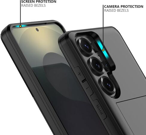 Nvollnoe for Samsung S26 Ultra Case with Card Holder Dual Layer Heavy Duty Protective Case Hidden Card Slot Slim Wallet Case for Samsung S26 Ultra 6.9''(Black) in Kuwait