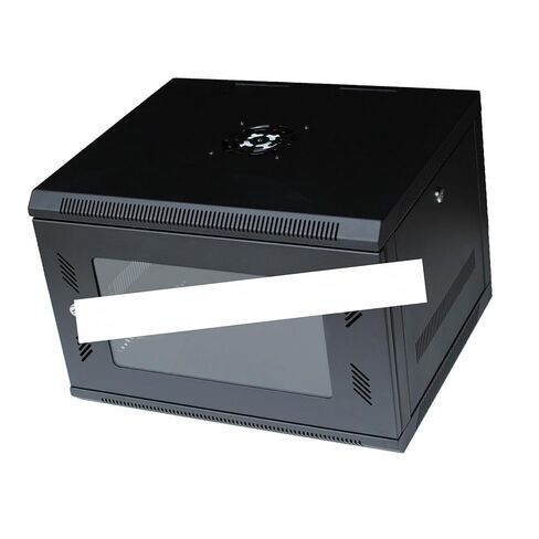 6U جدار جبل ذلك خادم شبكة خزانة رف البيانات قفل باب زجاجي 24 "عميق R1AVVp04778 in Kuwait