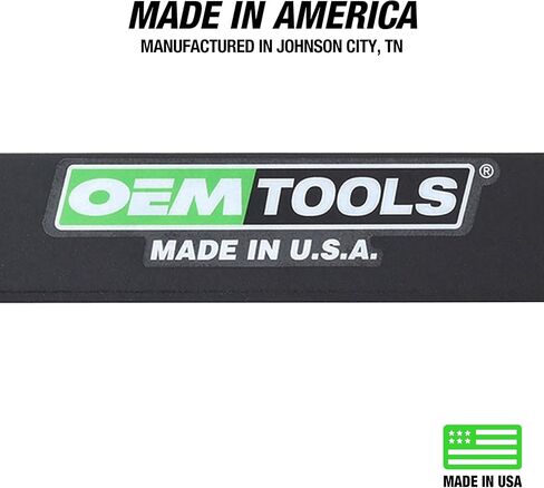 OEMTOOLS 25355 Straight Edge 24", Machinist Tool, Made in USA, Precision Ground ±0.001" for Engine Block Inspections, Cold Rolled Steel Straight Edge in Saudi Arabia