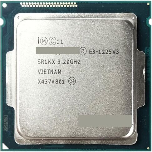 E3-1225 V3 E3 1225v3 1225 3,2 جيجا هرتز رباعي النواة رباعي الموضوع معالج وحدة المعالجة المركزية 8 متر 84 واط LGA 1150 in Kuwait