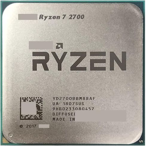 معالج وحدة المعالجة المركزية R 7 2700 R7 3.2 جيجا هرتز ثماني النواة بخيط سينتين 16 متر 65 واط YD2700BBM88AF مقبس AM4 in Kuwait