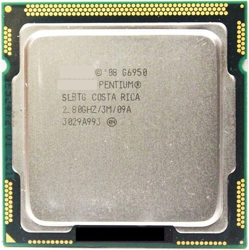 معالج P ثنائي النواة G6950 بسرعة 2.8 جيجا هرتز وذاكرة تخزين مؤقت 3 ميجابايت LGA1156 ووحدة معالجة مركزية لسطح المكتب بقوة 73 وات in Kuwait