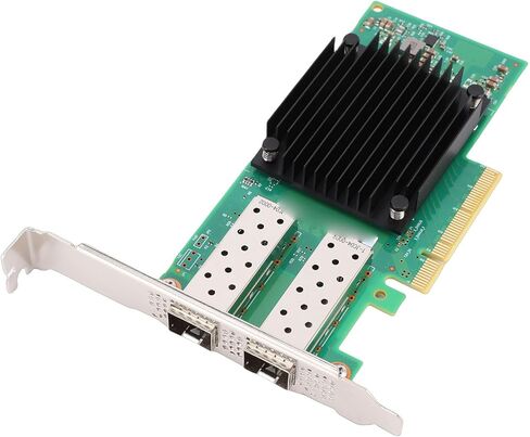محول إيثرنت مزدوج المنفذ من GOWENIC، بطاقة شبكة 2x25G SFP28 PCIe 3.0 X8 مع شريحة 5 EN، للتخزين الافتراضي لخادم الحوسبة السحابية في مركز البيانات in Kuwait