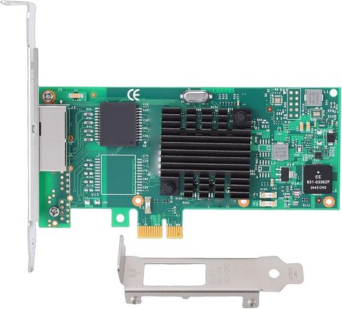 بطاقة شبكة جيجابت SUNGOOYUE، محول إيثرنت PCIe 2.0 X1 مع منافذ RJ45 مزدوجة، ودعم أنظمة شريحة التحكم T2 in Kuwait