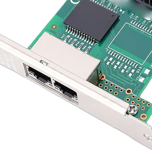 بطاقة شبكة جيجابت SUNGOOYUE، محول إيثرنت PCIe 2.0 X1 مع منافذ RJ45 مزدوجة، ودعم أنظمة شريحة التحكم T2 in Kuwait