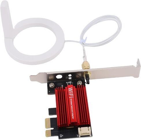 SUNGOOYUE AX900 Pro PCI E Network Card, 900Mbps WiFi 6 Bluetooth 5.2 Dual Band 2.4GHz 5GHz for Desktop PC, with Multi Platform Support for 10 11 (8DB Antenna) in Kuwait