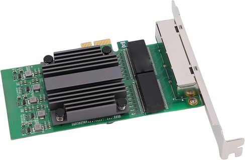 بطاقة شبكة SUNGOOYUE PCIe X1 ذات 4 منافذ، ومحول جيجابت إيثرنت مع شريحة 82571 و4 منافذ RJ45، لأجهزة الكمبيوتر والخوادم الصناعية in Kuwait