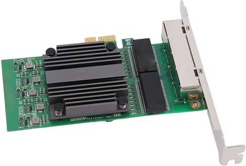 بطاقة شبكة SUNGOOYUE PCIe X1 ذات 4 منافذ، ومحول جيجابت إيثرنت مع شريحة 82571 و4 منافذ RJ45، لأجهزة الكمبيوتر والخوادم الصناعية in Kuwait