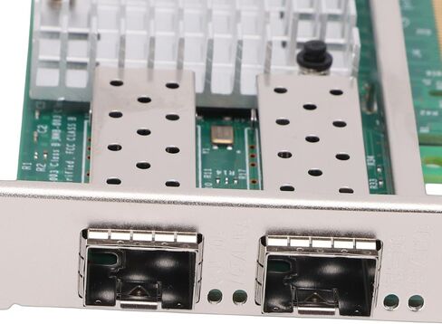 بطاقة شبكة ألياف بصرية PCI E X8 بسعة 10 جيجابايت، ومحول شبكة سطح المكتب ثنائي SFP + منفذ إيثرنت يدعم وحدة تحكم شريحة 82599 ومحول إيثرنت PCI Express in Kuwait
