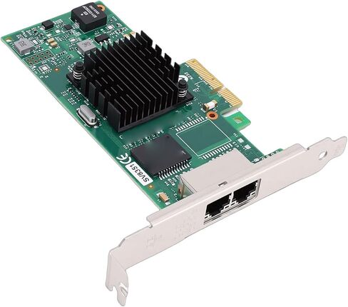 CUIFATI 1Gb NIC, Dual Port Gigabit Ethernet Network Card with 350AM2 Controller and Gold Plated Contacts, for Desktop PC Server in Kuwait