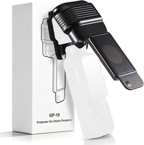 حافظة واقية لجهاز DJI Osmo Pocket 4، هيكل صلب وغطاء شاشة مع بطانة مضادة للخدش، واقي كاميرا محمول مقاوم للسقوط للسفر والاستخدام اليومي in Kuwait