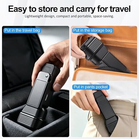 حافظة واقية لجهاز DJI Osmo Pocket 4، هيكل صلب وغطاء شاشة مع بطانة مضادة للخدش، واقي كاميرا محمول مقاوم للسقوط للسفر والاستخدام اليومي in Kuwait