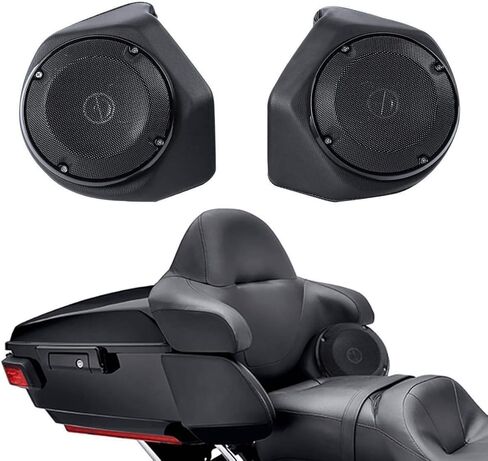 TCT-MOTORPARTS 6.5inch Rear Speakers Pods Fit for Harley 2014-2025 Road King in Kuwait