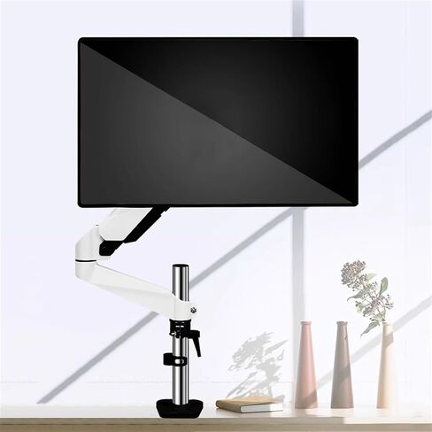 Monitor Arms Single Monitor Arm, Desk Mount Stand for 15"-32" Screens Holds 4.4-17.6 Lbs, Fully Adjustable Gas Spring with Grommet Base Desk Accessories,300mm in Saudi Arabia