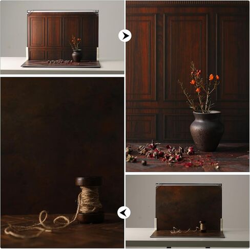 Photo Backdrop Boards, 10Pcs 20 Patterns Double-Sided Product Photography Backdrops, Flat Lay Background for Food, Jewelry, Cosmetics & Content Creation, Tabletop Shooting Kit, MDAOCRY in Kuwait
