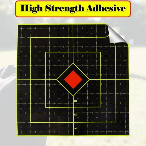 6 Inch 100 Pack Splatter Targets, Reactive Targets Protable Paper Shooting Target Splatter for Shooting Range, Shooting Mat Self-Adhesive Target Stickers Splash Pasters Roll for Indoor Outdoor(1 Roll) in Kuwait