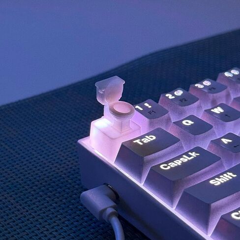 أغطية مفاتيح ميكانيكية مخصصة للوحة المفاتيح - تصميم المرحاض -، PBT Dye-Sub، متوافق مع Cherry MX، إصدار فريد محدود in Kuwait