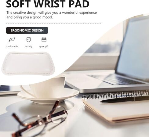 Ergonomic Mouse Wrist Support Pad 7.08X3.14X0.78In Comfortable Keyboard and Mouse Hand Rest Lightweight Wrist Cushion for Office Work and Gaming in Kuwait
