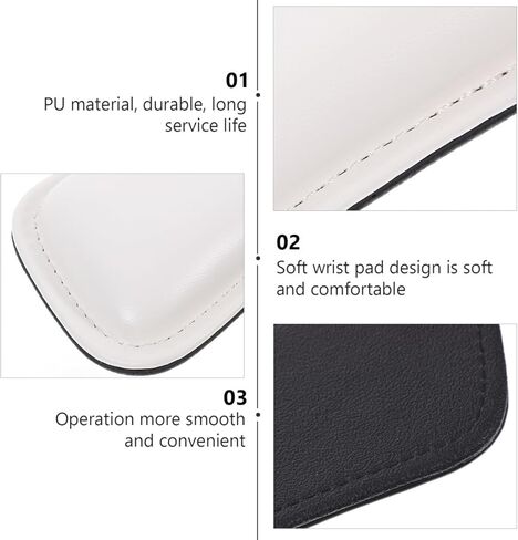 Ergonomic Mouse Wrist Support Pad 7.08X3.14X0.78In Comfortable Keyboard and Mouse Hand Rest Lightweight Wrist Cushion for Office Work and Gaming in Kuwait